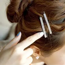 2 шт. сверкающий кристалл горный хрусталь кристалл для девушки заколка со стразами заколка для волос Зажим Заколки Аксессуары для волос головной убор