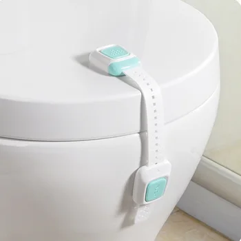 

Multi-Function Two-Button Baby Anti-Pinch Children Security Lock Cabinet Door Lock Refrigerator Toilet Drawer Lock