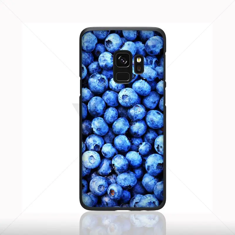 Yinuoda черника вишня Лето фрукты черный мягкий чехол для телефона Samsung Galaxy s9 s8 plus note 8