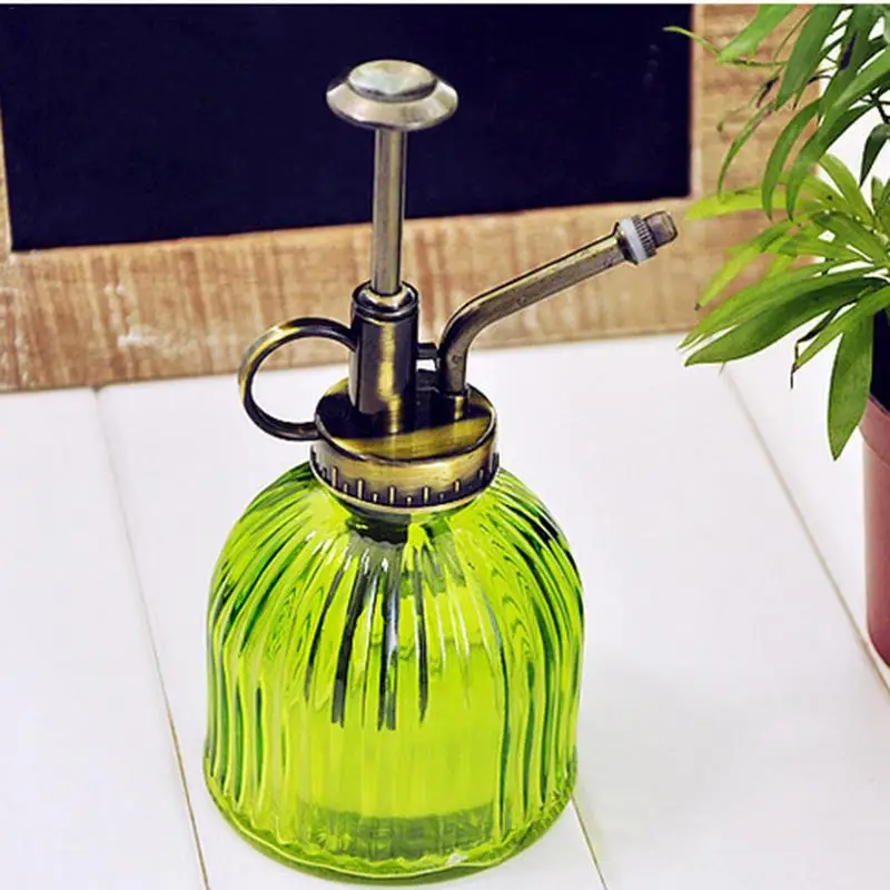 Vintage Brass Plant Flower Watering Pot Spray Bottle Garden Mister