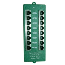 Активный PoE 802.3af 802.3AT 8 Порты и разъёмы Gigabit Мощность over Ethernet PoE инжектор-Питание в комплект не входит
