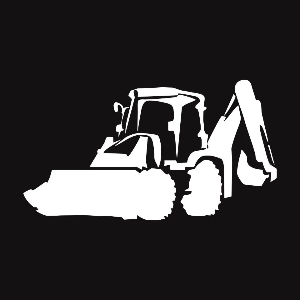 Cunymagos Jcb Digger Fashion Decor Stickers Decals Vinyl Car Accessories Car Styling Motorcycle Wall Sticker Decal 19.5cm10 (5)