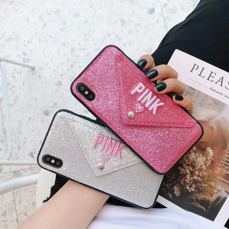 

Fashion Envelop Wallet Handbag Cases For iPhone XS MAX XR X 6 6s 6Plus 7 8plus Mini bag Typle Full Protect Phone Cases