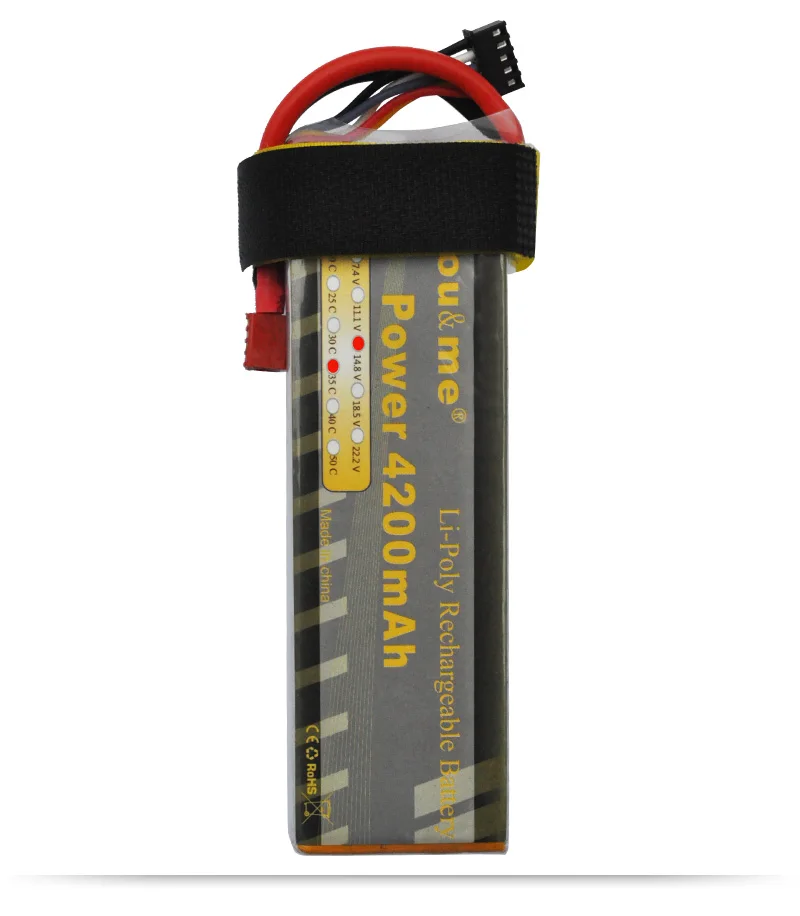 Youme Culvert plane 4200MAH 14.8V 4S 35C 70C AKKU LiPo RC Battery For