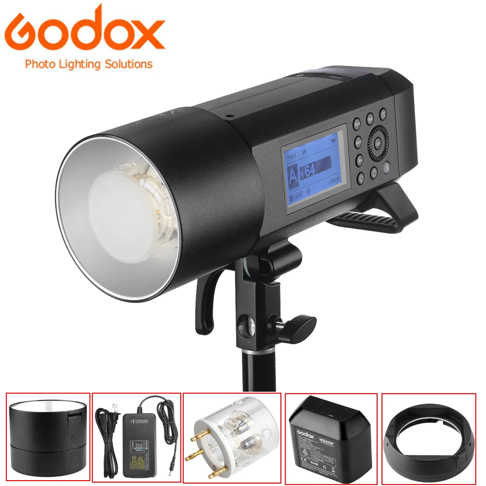 Godox AD400 Pro WITSTRO все в одном уличная TTL HSS 1/8000s вспышка 400Ws Встроенная 2 4G Беспроводная X