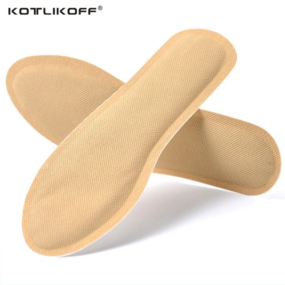 

KOTLIKOFF 2 Pair Men Women Heating Insoles Winter Keep Warm Insole Disposable Automatically Heated Absorbent Breathable insole