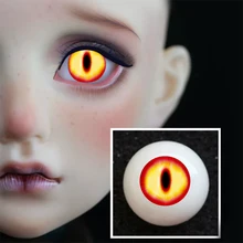Пара BJd глаз для 1/3 1/4 1/6 bjd куклы оранжевый желтый акварель животное Bjd глаза для sd куклы игрушки глаз Акриловые Глаза