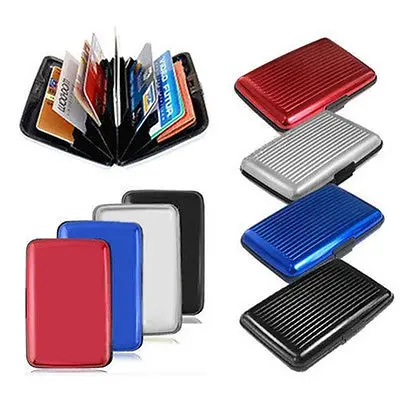 

Fashion High Quality Waterproof Business ID Credit Card Wallet Holder Aluminum Metal Case Box