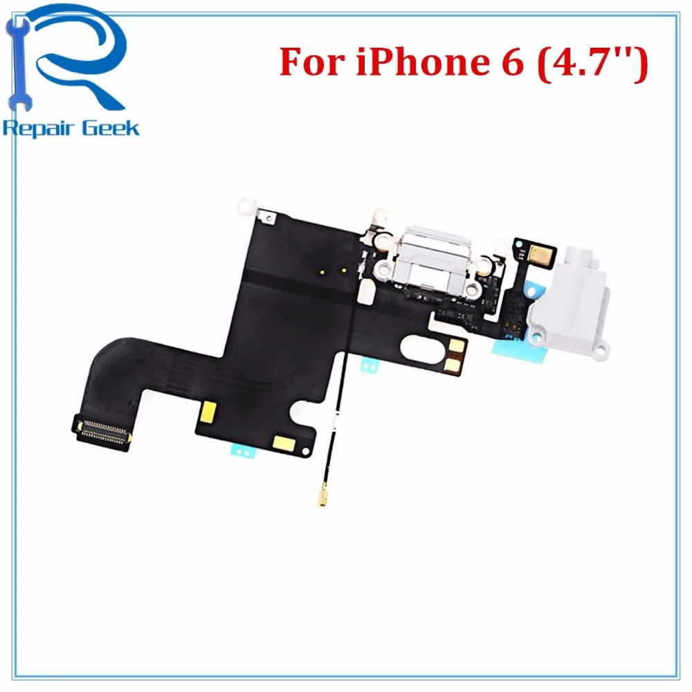 1 шт. Новый зарядный порт гибкий кабель для iPhone 6 4 7 ''аудио разъем USB зарядное