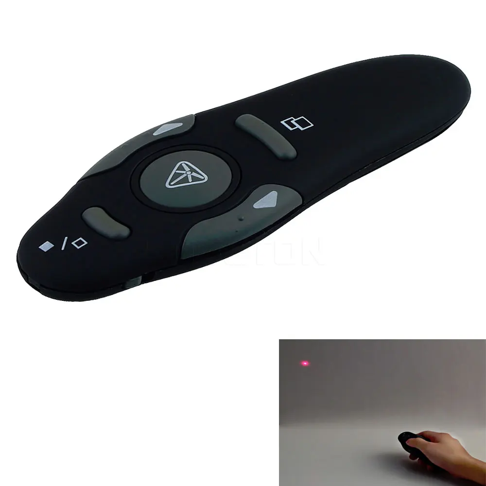 

2.4GHz PPT Prensenter Wireless Pointer Pen USB Power Point Remote Control Laser Pen RF Pointer Presenter Wireless Remote Pen
