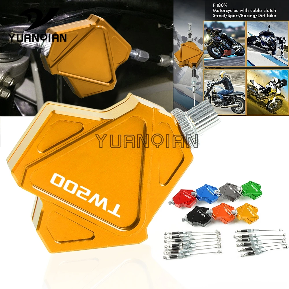 Для Yamaha TW 200 TW200 2000 2017 мотоцикл Алюминиевые аксессуары cnc трюк рычаг сцепления