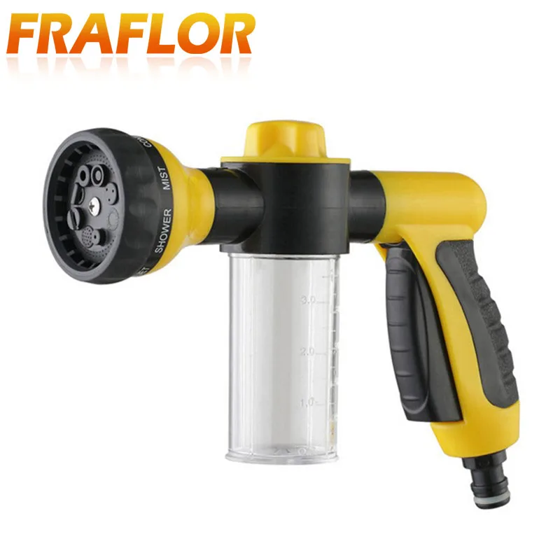 

8 Kinds of Spray Pattern Foam Water Gun Car Washer Water Gun Nozzle High Pressure Car Wash Water Gun Home Foam Gun Sprayer