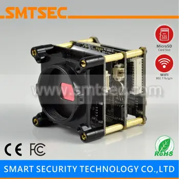 

SIP-E4689AWT 4MP Real time 2592X1520 30fps H.265 OV4689 Hi3516A WIFI IP Camera Module TF Card Slot Audio Security Network