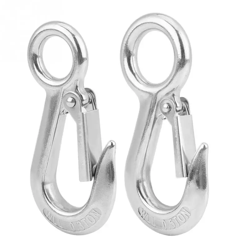 

0.3-0.5T Boat hook Large Hook Working Load Capacity 2 Types 304 Stainless Steel Crane Hook