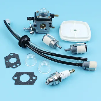 

Carburetor Fuel Air Filter Line Primer Bulb Kit For Zama C1U-K54A Mantis Tiller 7222 Echo 12520013123 2-Cycle Tiller Cultivator