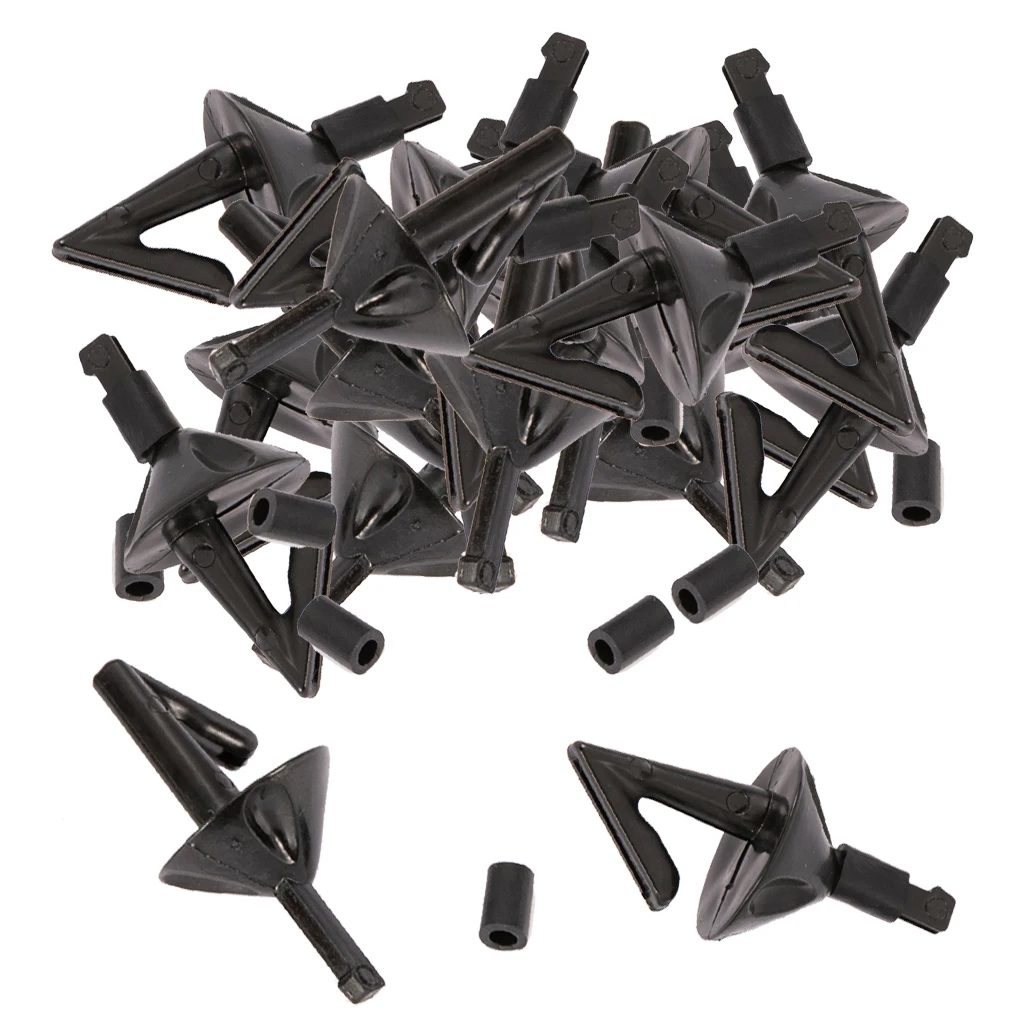 

20pcs Surf Fishing Impact Shields with Heat Shrink Rig Tubes Terminal Tackle Hook Bait Holder Clip 10cm Black Heatshrink Tube