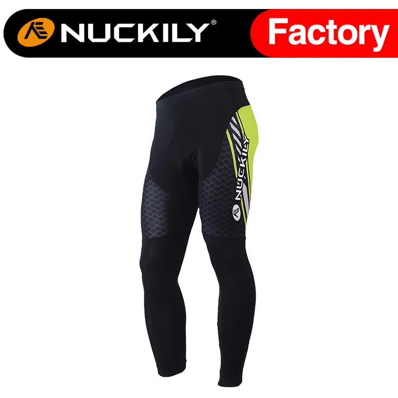 

Nuckily Winter men's mountain bike long cycling fleece pad tights MF015