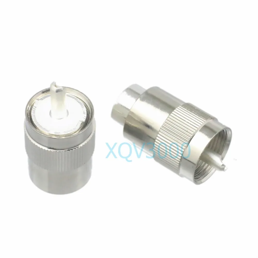 

1pce Connector PL259 UHF male plug pin solder for RG58 RG142 LMR195 RG400