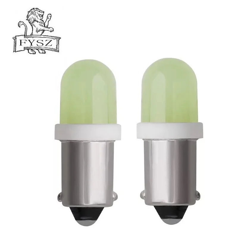 

2Pcs BA9S T4W Car LED round head insert bubble high brightness wide light license plate light led small bulb(DC 12V / Pair)