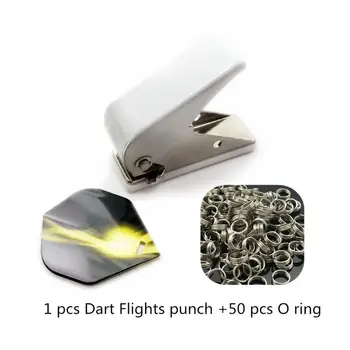 

Metal Flight Hole Puncher and O Rings Hold the Shaft Dart Accessories Random Color