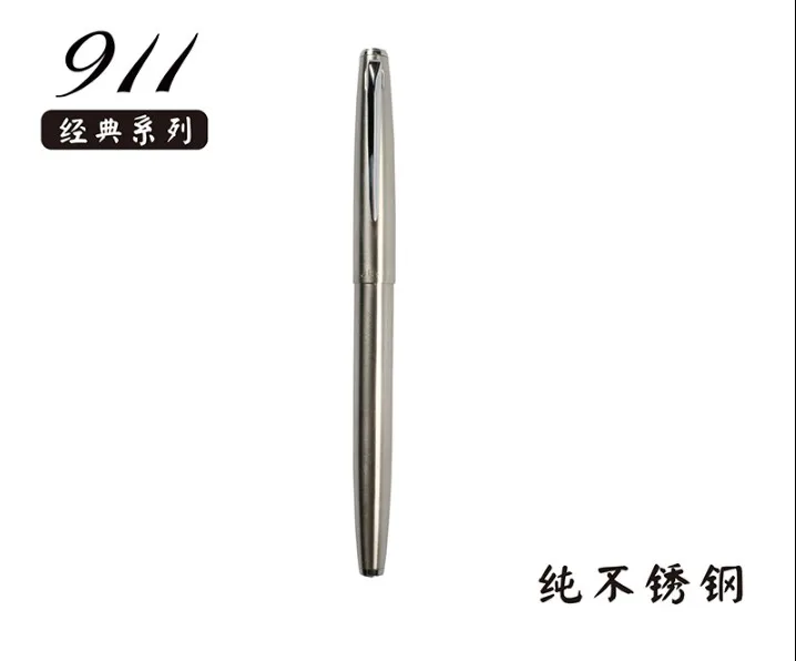 Ручка перьевая Jinhao из чистого серебра 911 пробы 0 38 мм|fountain pen|ink pensteel fountain pen |