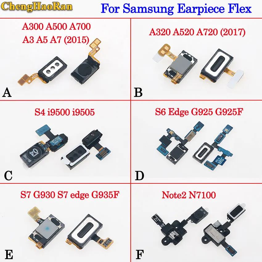 ChengHaoRan динамик для Samsung S4 i9500 i9505 S6 Edge G925 G925F S7 edge G930 G935F Note2 N7100 A320 A3 5 7 A520 A720 |
