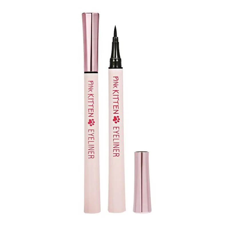 Pink Kitten Eyeliner Cosmetics Liquid Pen Waterproof Beginner Eyeliner