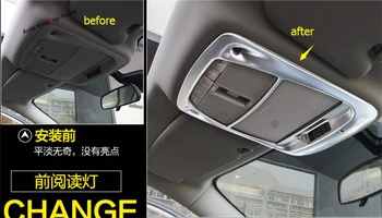 

Yimaautotrims Matte / Carbon Fiber Look Interior For Renault KADJAR 2016 - 2020 Roof Reading Lights Lamps Frame Decor Cover Trim