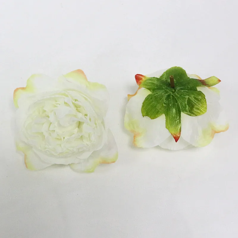 Flone 11cm DIY High Quality Artificial Peony Flowers Head Fake Flower Silk Flower For Wedding Home Party Decor Art Floral (5)