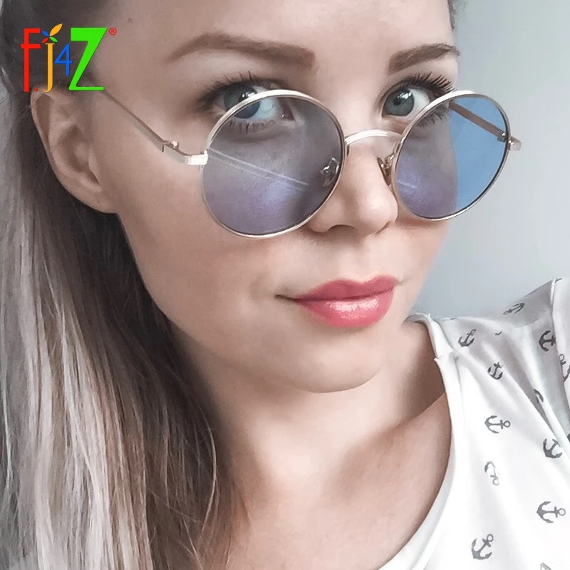 US $7.43 40% OFF|F.J4Z Hot Fashion Cool Round Women Goggle Shades Retro Punk Sunglasses Metal Frame Protection Sun Glasses-in Women's Sunglasses from Apparel Accessories on Aliexpress.com | Alibaba Group