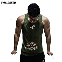 GYMLOCKER, новинка, Мужская майка, бодибилдинг, без рукавов, для тренажерного зала, майка для фитнеса, для тренировок, черный/серый/белый/зеленый цвета в стиле милитари