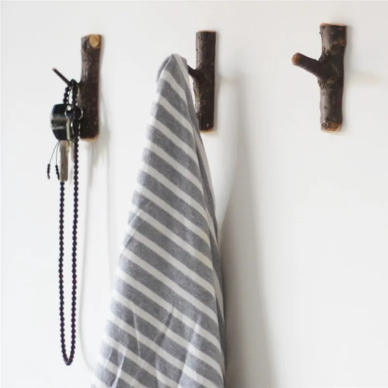 Natural wood Wall robe hooks home decoration wall hanger Vintage retro home accent tree branch natural decor sample room decor Natural wood Wall robe hooks home decoration wall hanger Vintage retro home accent tree branch natural decor sample room decor