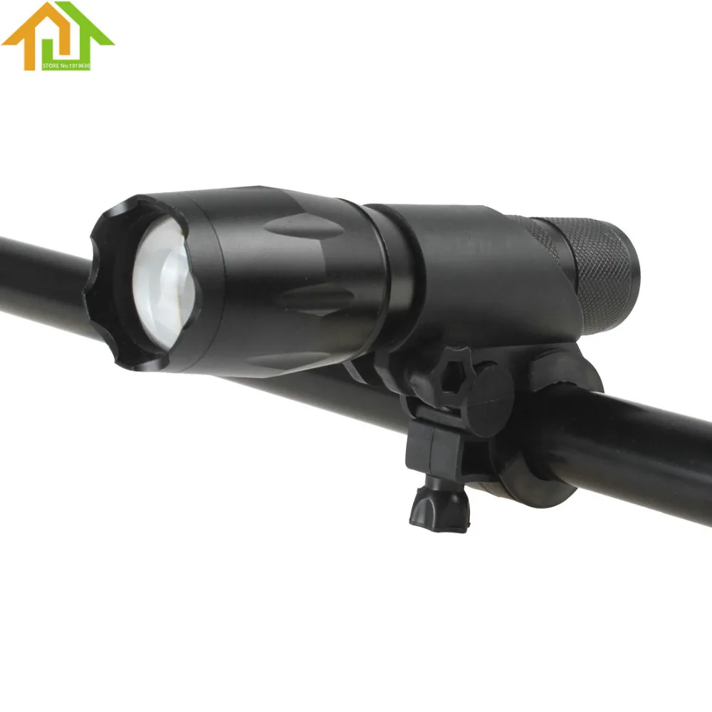 

LED Flashlight Torch Clamp Mount Bracket Bicycle Light Holder Lamp Clip