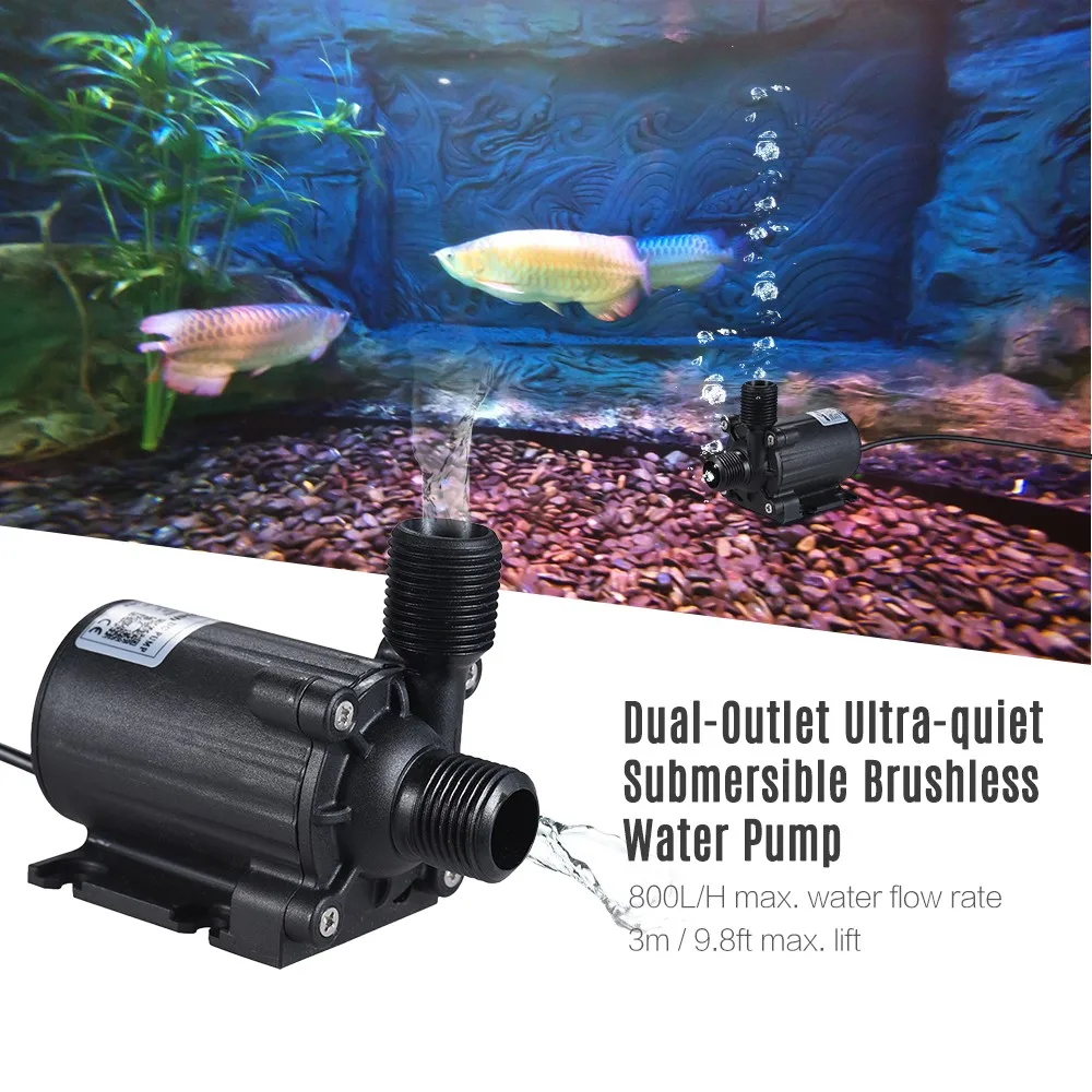 DC 12V Automatic Ultra quiet Brushless Water Pumps For Micro water