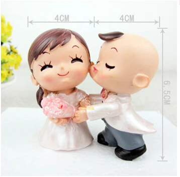 

Free Shipping Home Accessories Wedding Doll Figurine Wedding Favor Loving Couple Figurine/Cake Topper