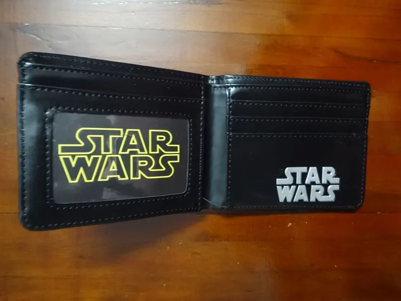 Star Wars Женские Кошельки Обувь для мальчиков gitls Короткие Кошелек bi-fold starwar фильм держателя карты доллар Сумки мультика кожа короткие женские Кошельки