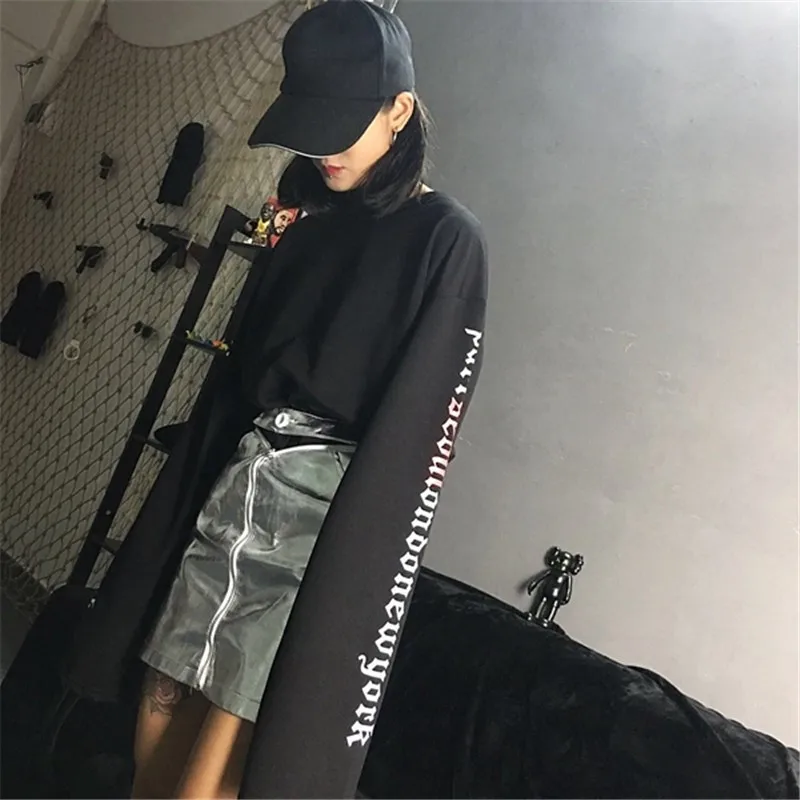 Neploe Harajuku BF стиль свободные женские толстовки 2019 осень новые уличные с принтом