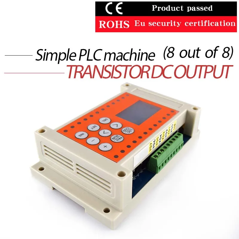 8 forward and 8 out of simple PLC programmable time relay