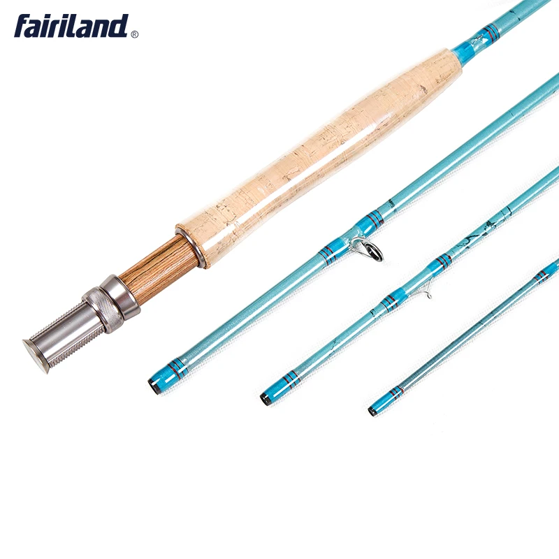 Портативный Fly Fishing combo в комплекте 3/4 4 секции fly rod, большая беседка fly reel приманки набор зеленый чехол для удочки набор для удочки