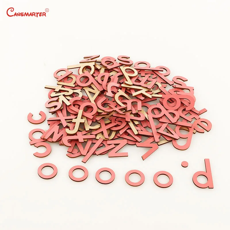 

Small Movable Alphabet Pink Montessori Language Letter Multilayer Board Teaching Toys 5 Years Kids Students Preschool LA016-3