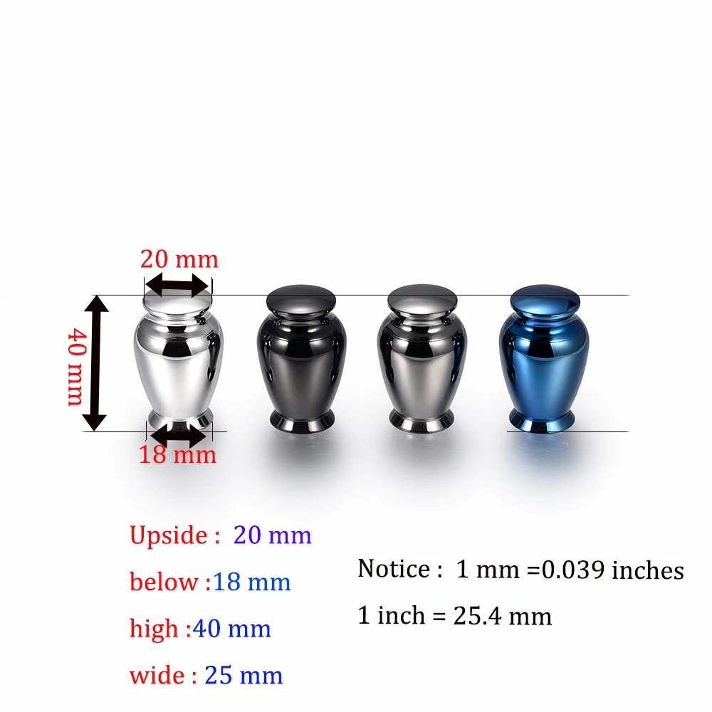 Impressjewelry Stainless Steel Urns Casket Memorial Ashes Holder Keepsake Human Being Funeral