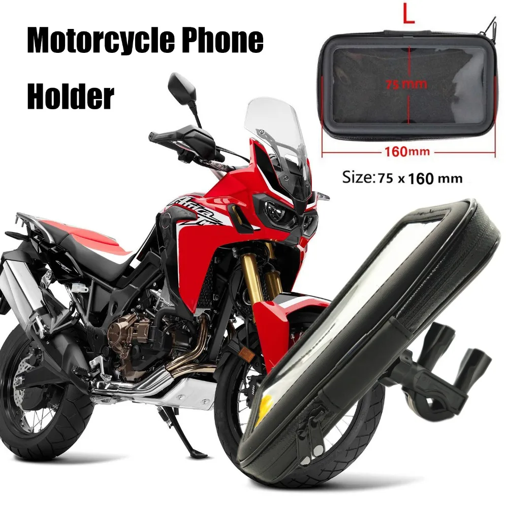 

Waterproof Bike Motorcycle Holder Phone Stand Support for iPhoneX 8 7 6 GPS Bike Bag Holder For Xiaomi Moto Suporte Para Celular