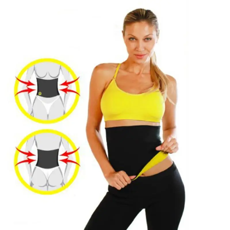 

Sport Waist Support Thermo Sweat Sauna Slimming Waist Lady Weight Loss Belt S-XXXL Size Bodysuit Trainer Sports Safety Feminina