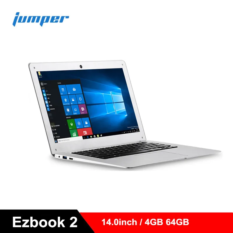 Джемпер Ezbook 2 14,0 ''светодиодный FHD 10000 mAh Ultrabook Тетрадь Windows 10 Intel Cherry Trail X5 Z8350 4 ядра 4 GB + 64 GB ноутбука HDMI