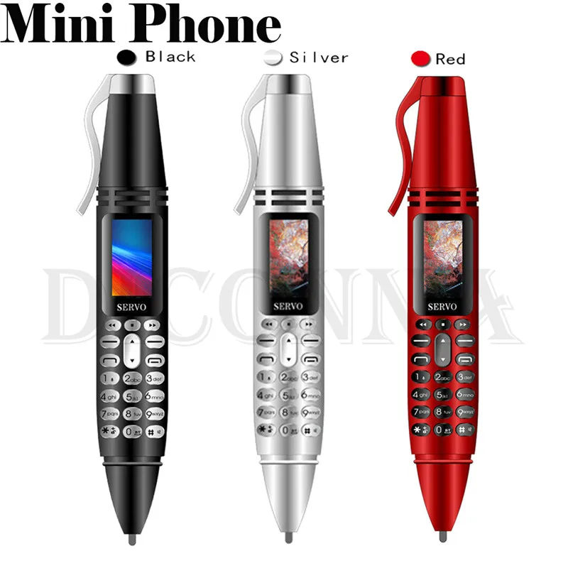 

Mini Pen Cellphone GSM Dual-SIM Camera Flashlight Portable Bluetooth Dialer Mobile Phone Camera Remote Controller
