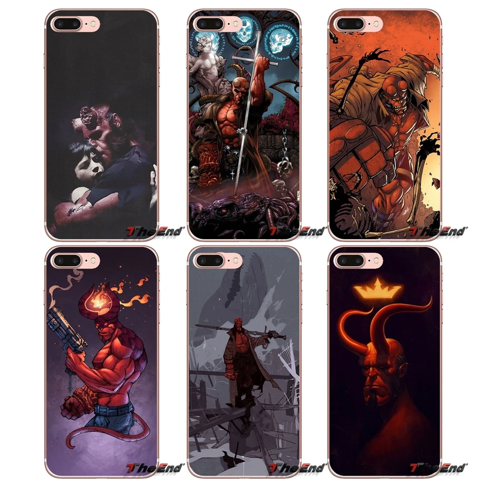 

For Huawei G7 G8 Ascend P7 P8 P9 Lite Honor 4C 5X 5C 6X Mate 7 8 9 Y3 Y5 Y6 II Pro Hellboy Hell Boy Comic Character Soft Case