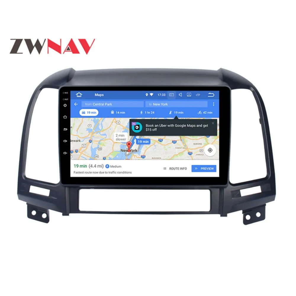 

Android 8.0 4+32GB 8 Core Car DVD Player GPS Navigation Headunit IPS Screen For Hyundai Santa Fe 2006-2012 Car Radio 2 din