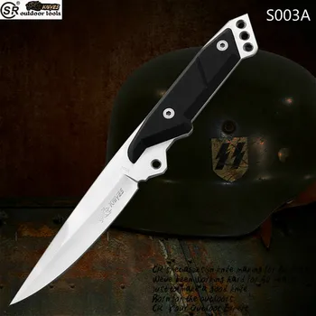 

SR S003A ABS handle multifunctional outdoor straight knife Japanese style tactical knife diving hunting knife killing fish knife