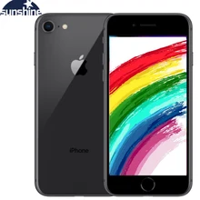 Apple iPhone 8 2G ram 64 Гб/256 ГБ rom 4G LTE 4,7 ''12. 0 МП IOS отпечаток пальца сотовый телефон камера шестиядерный Apple iPhone 8