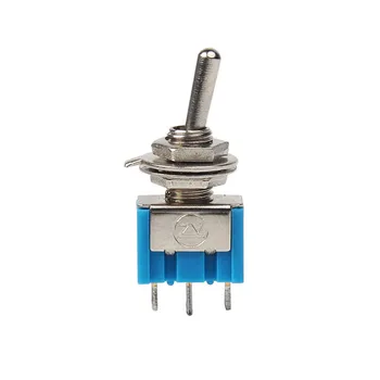 

15PCS MTS-103 ON-OFF-ON 3 Pin 3 Position Mini Latching Toggle Switch AC 125V/6A 250V/3A good quality